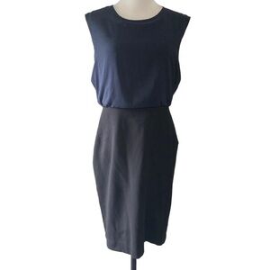 Loft Petites Navy Black Tank Dress 8P